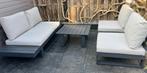 Mooie aluminium loungeset van Sensa/LIFE, Ophalen, 4 zitplaatsen, Gebruikt, Aluminium
