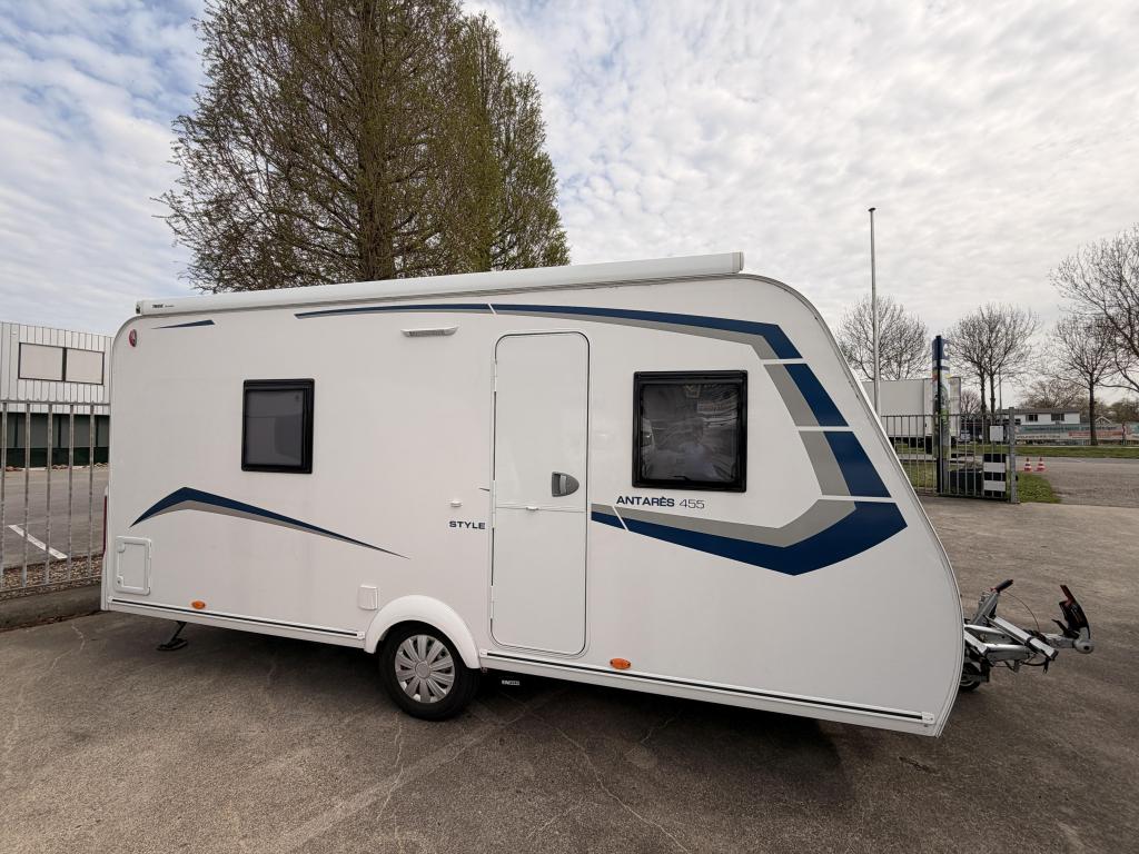 Caravelair Antares Style 455 +Fietsendrager +mover +luifel, Overige typen, Rondzit, Bedrijf, 750 - 1000 kg
