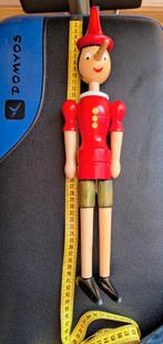 Pinokkio houten pop - 40 cm hoog, Ophalen of Verzenden, Gebruikt, Overige typen
