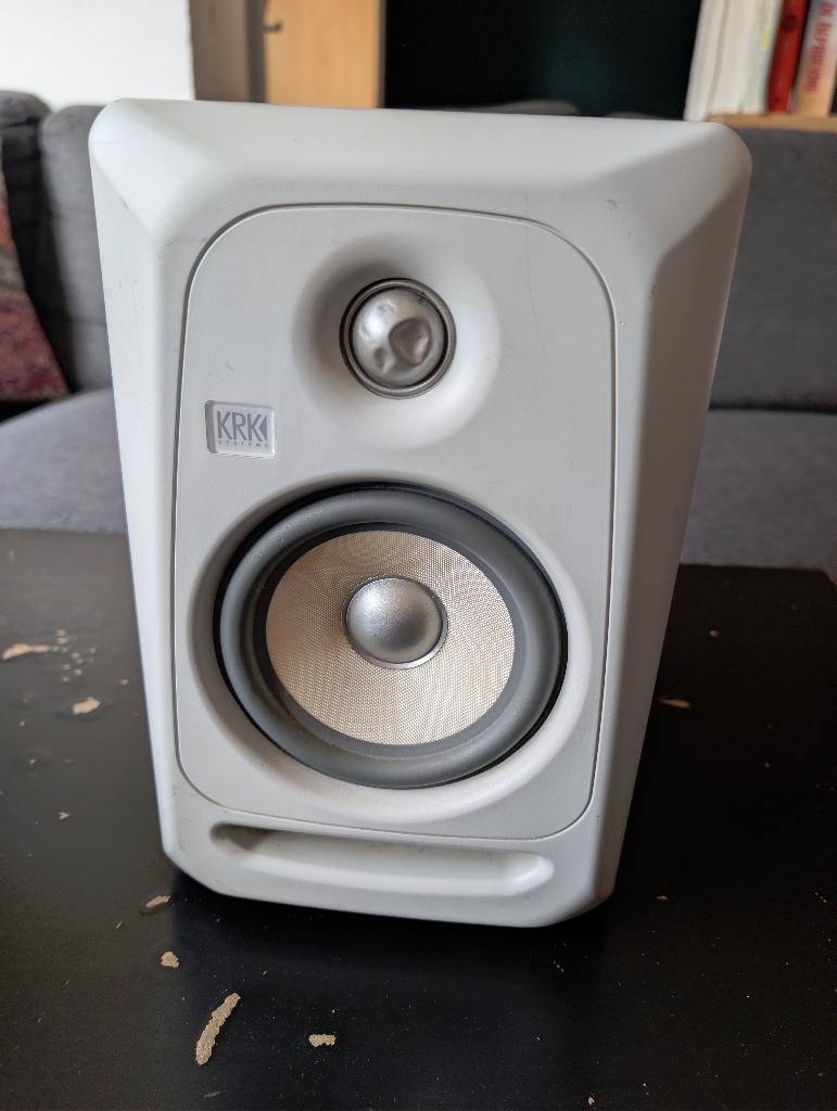 KRK Rokit 5 - 1 speaker, Gebruikt, Minder dan 60 watt, Front, Rear of Stereo speakers, Ophalen
