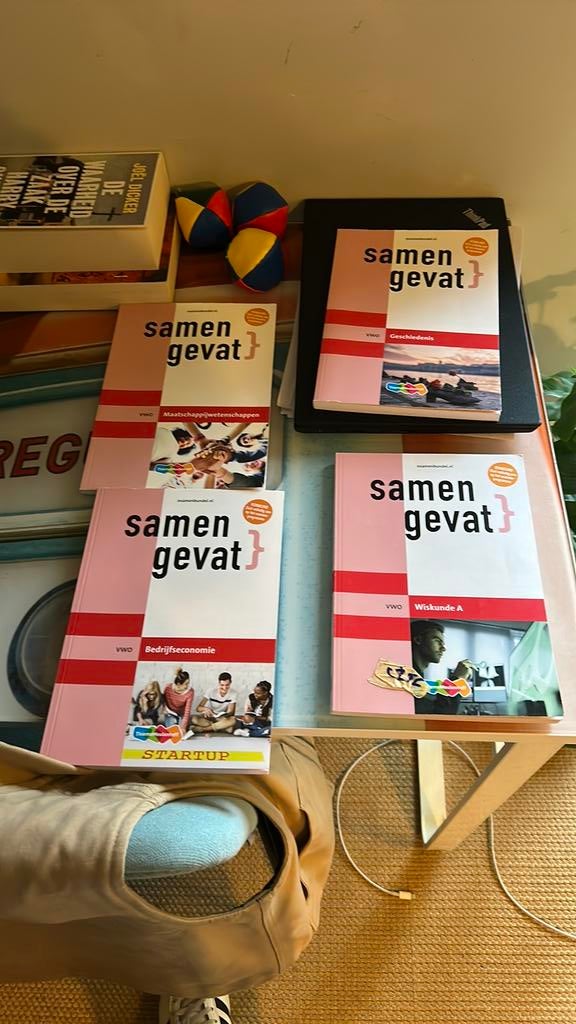 Examenbundel Samengevat: Beco, WisA, Gesch, MAW, Boeken, Schoolboeken, Ophalen, Zo goed als nieuw, HAVO