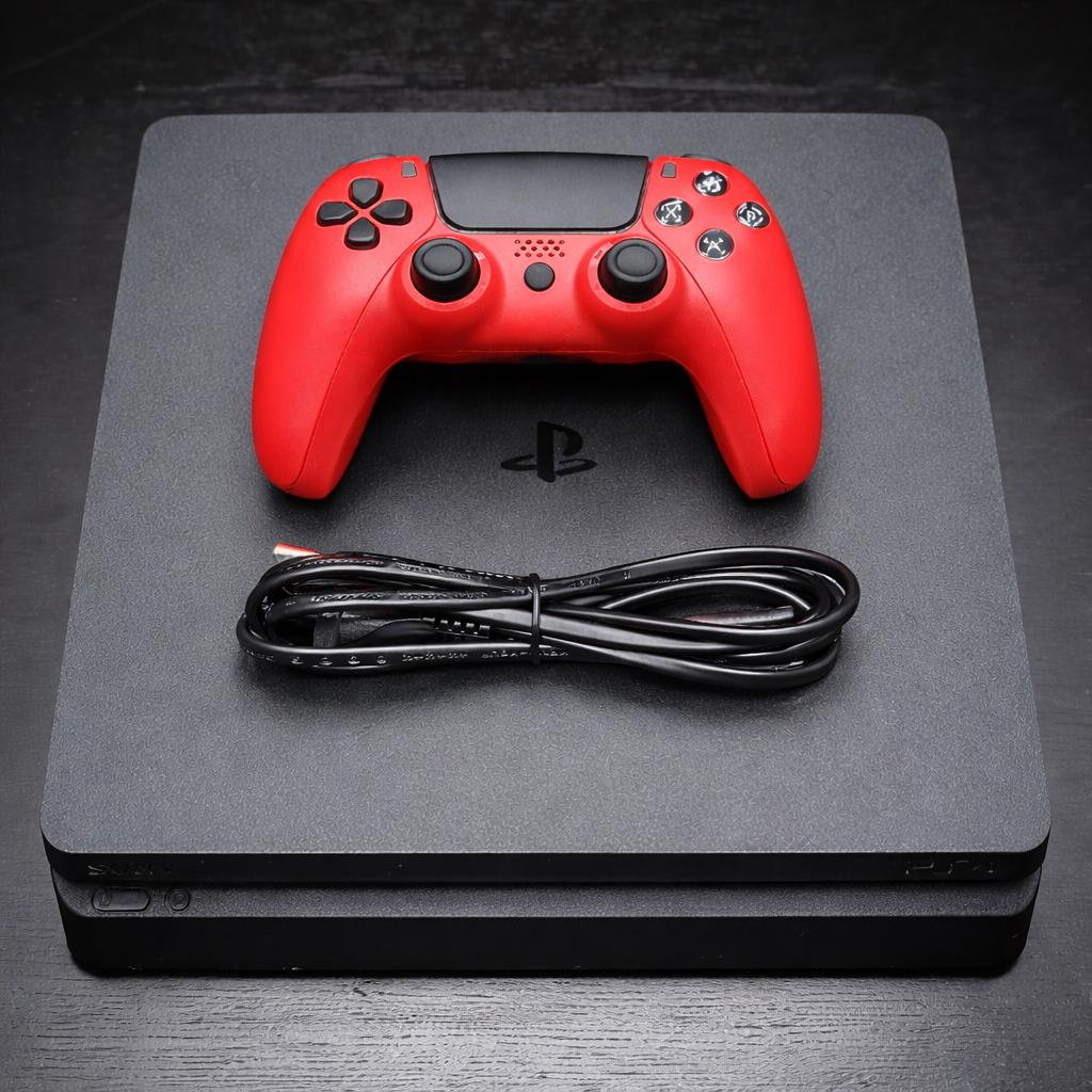 PlayStation 4 Slim 500GB – Compleet met controller, B, Gebruikt, Ophalen of Verzenden, D