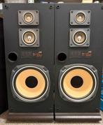 Te koop JVC SP-330 speakers., Audio, Tv en Foto, Luidsprekers, Ophalen, Front, Rear of Stereo speakers, JVC