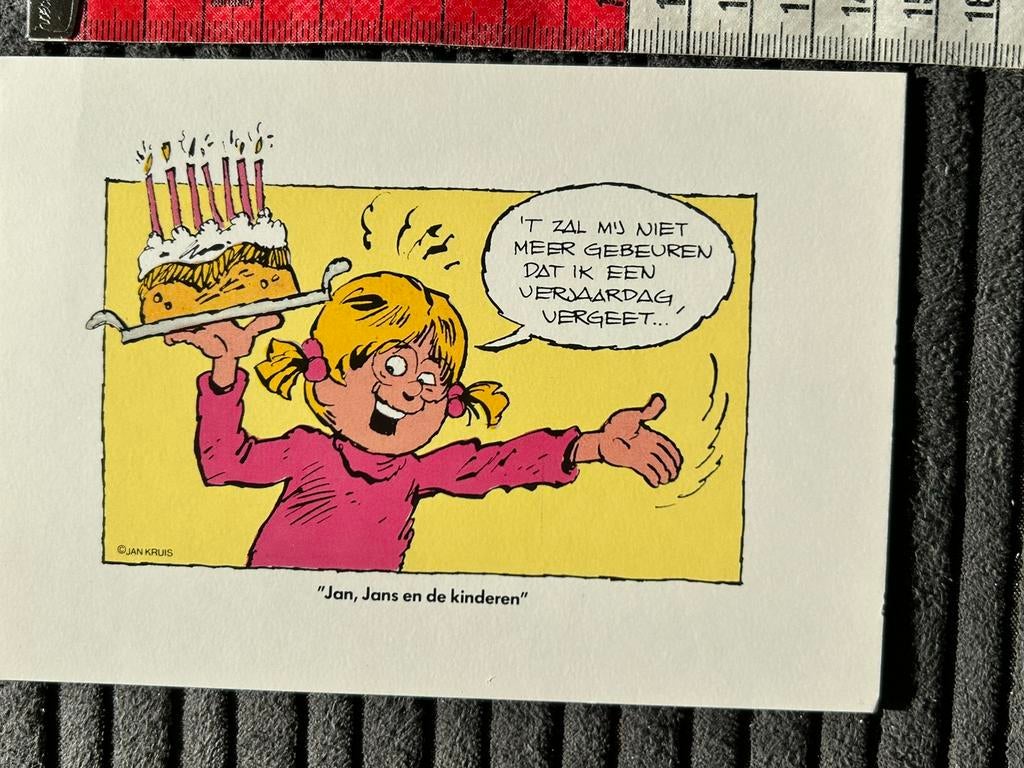 1193. Kaart illustr Catootje Jan Jans en de kinderen, Verzamelen, Ophalen of Verzenden, 1980 tot heden, Ongelopen