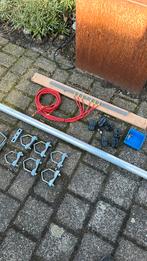 Antenne mast 2 keer 6 meter met toebehoren, Telecommunicatie, Antennes en Masten, Ophalen, Zo goed als nieuw, Mast