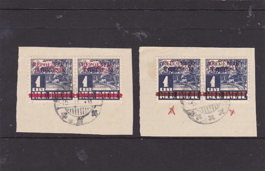 Indië-Indonesië-Interim-Japanse bezetting-Java-17/18 (657), Verzenden, Gestempeld, Oost-Azië