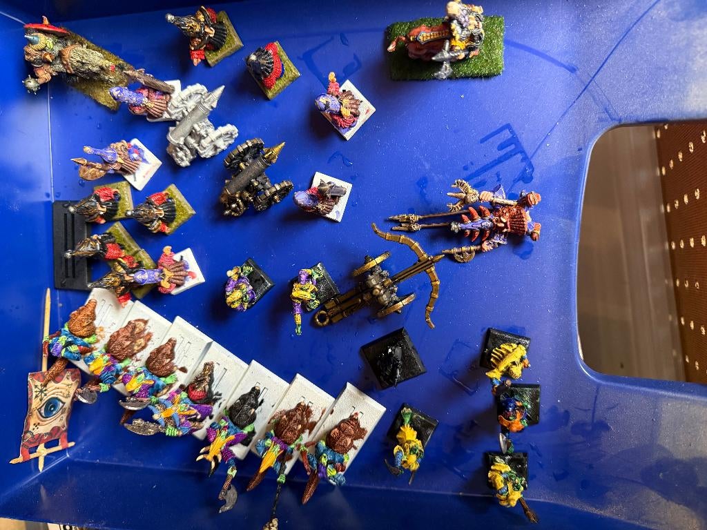 Warhammer chaos dwarves restant van zolder, Ophalen of Verzenden, Gebruikt, Warhammer, Figuurtje(s)