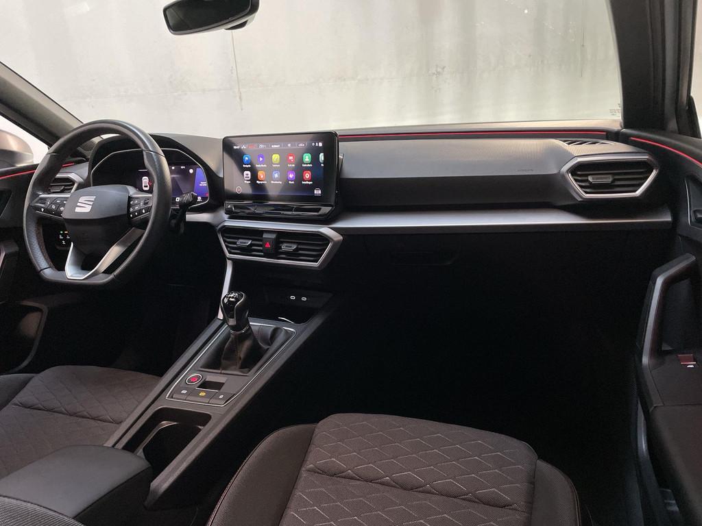 Seat Leon 1.0 TSI FR Launch Edition LED Panoramadak Stoelver, Stof, Gebruikt, Met garantie (alle), Leon