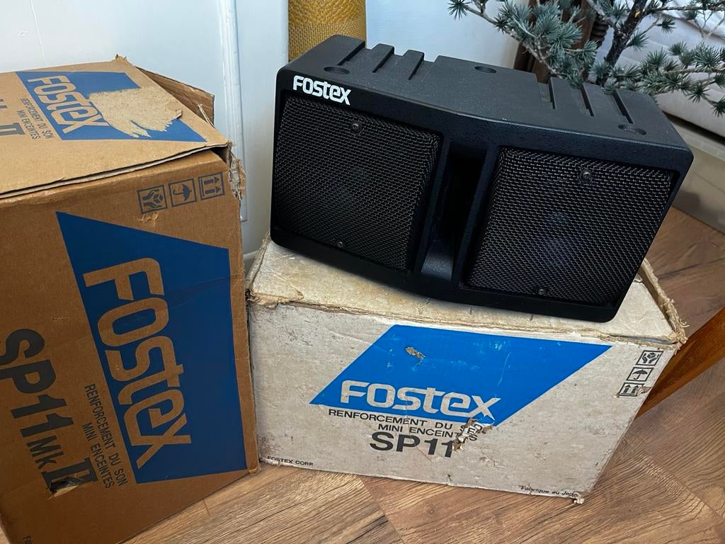 Twee Fostex speakers., Muziek en Instrumenten, Ophalen, Gebruikt