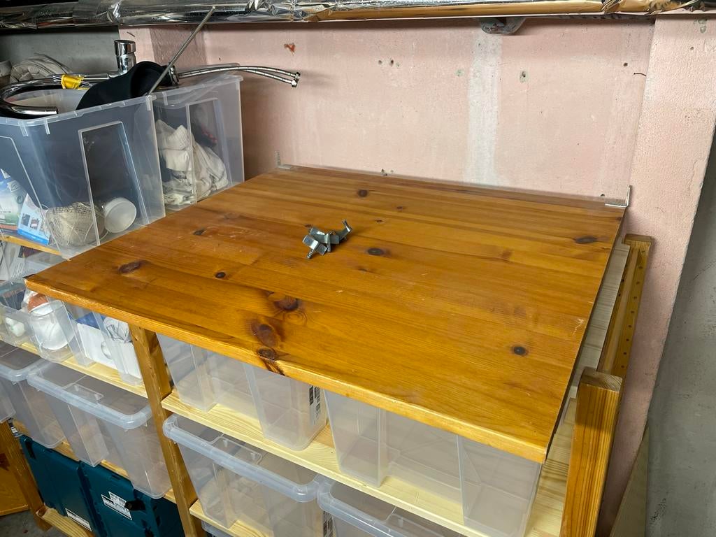 Ivar Ikea bureauplank 80x70, Ophalen, Gebruikt