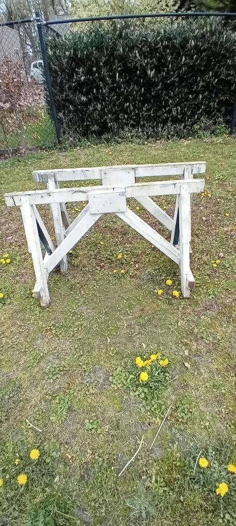 Houten schragen, Ophalen, Gebruikt, 70 tot 120 cm