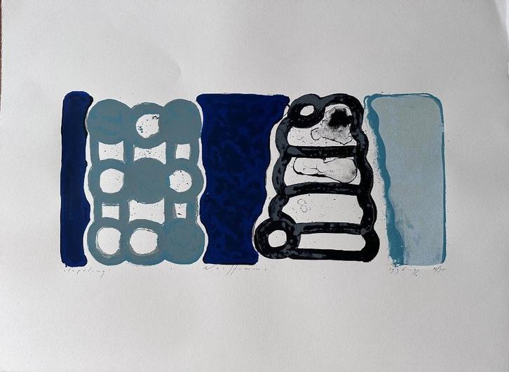 Piet Warffemius zeefdruk, Antiek en Kunst, Kunst | Litho's en Zeefdrukken, Ophalen