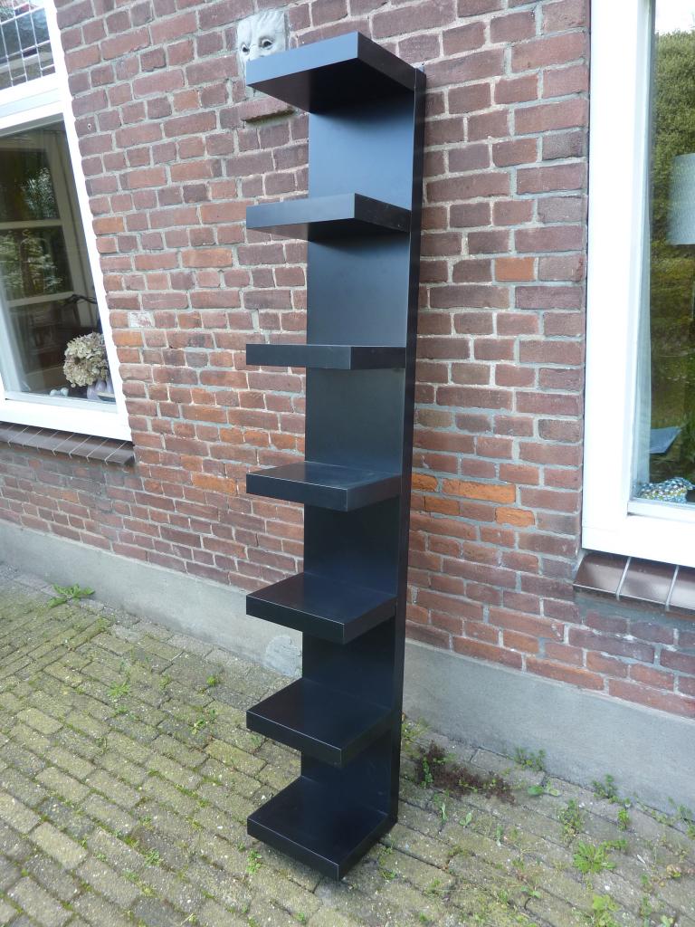 Ikea Lack wandrek zwart, Huis en Inrichting, Woonaccessoires | Wandplanken en Boekenplanken, Ophalen, Zo goed als nieuw