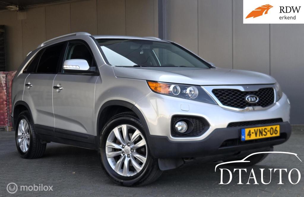 Kia Sorento 2.2 CRDi X-clusive Automaat Leder Grijs Kenteken, Auto's, Automaat, Euro 5, Zwart, 2000 kg