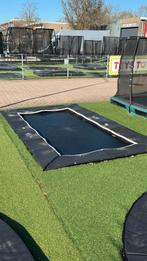 Showmodel EXIT 427x244cm trampoline Flaground Inground, Ophalen, Zo goed als nieuw, 20 m² of meer