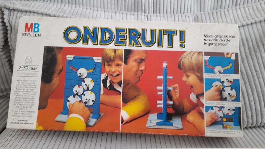 Onderuit  ! van MB  ( uit 1970 ), Een of twee spelers, Ophalen of Verzenden, Gebruikt, MB Spellen