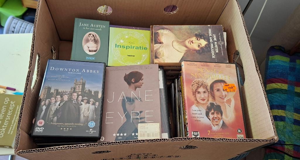 Jane Austen - Jane Eyre dvd collectie, Vanaf 16 jaar, Ophalen of Verzenden, Gebruikt, Historisch of Kostuumdrama