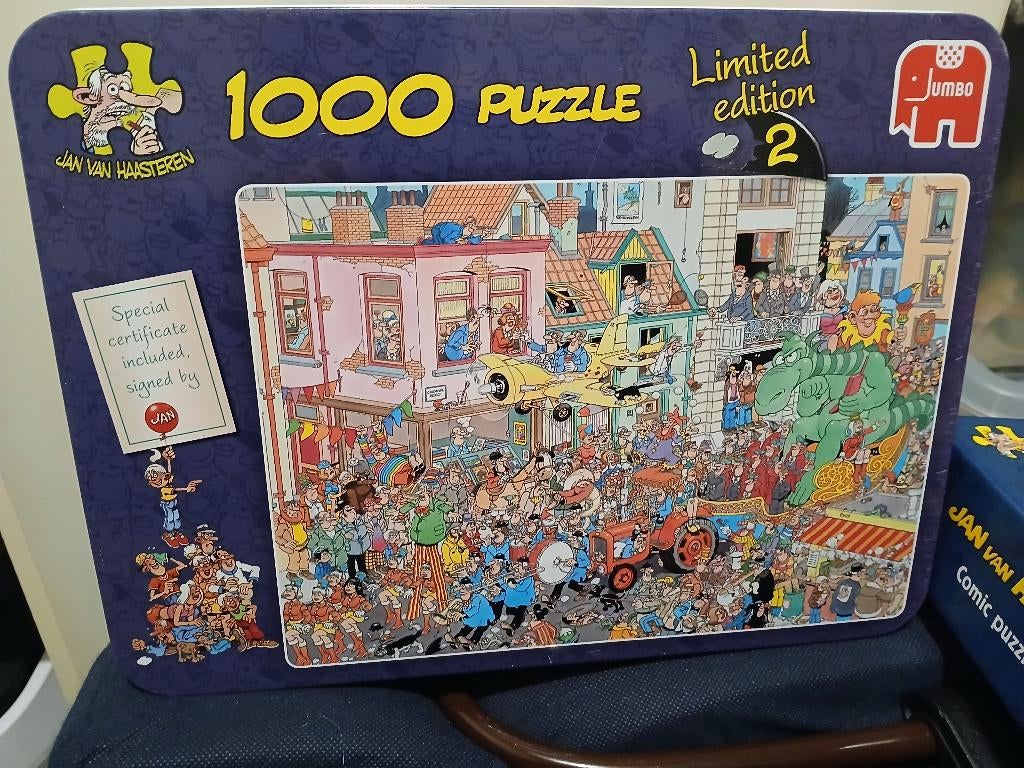 te koop Jan van Haasteren puzzel, Ophalen, 500 t/m 1500 stukjes, Zo goed als nieuw, Legpuzzel