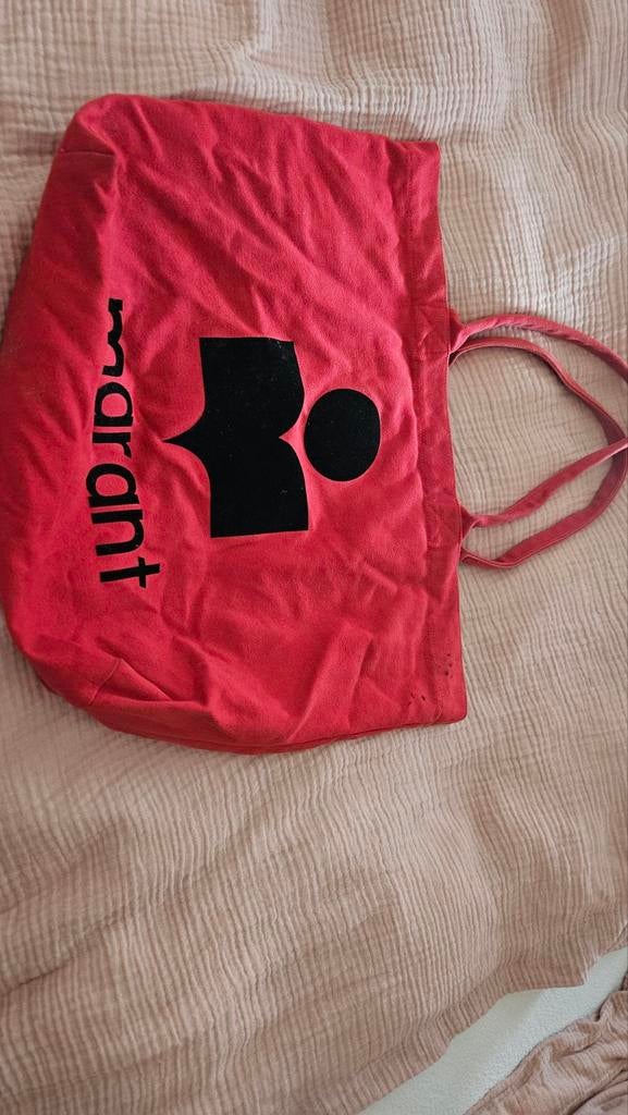 Isabel Marant Strandtas - Rood, Sieraden, Tassen en Uiterlijk, Tassen | Damestassen, Ophalen of Verzenden, Gebruikt, Rood, Shopper