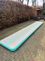 Airtrack 500x100x15 cm met pomp, Sport en Fitness, Gebruikt, Materiaal, Grijs, Kindermaat 122 t/m 140
