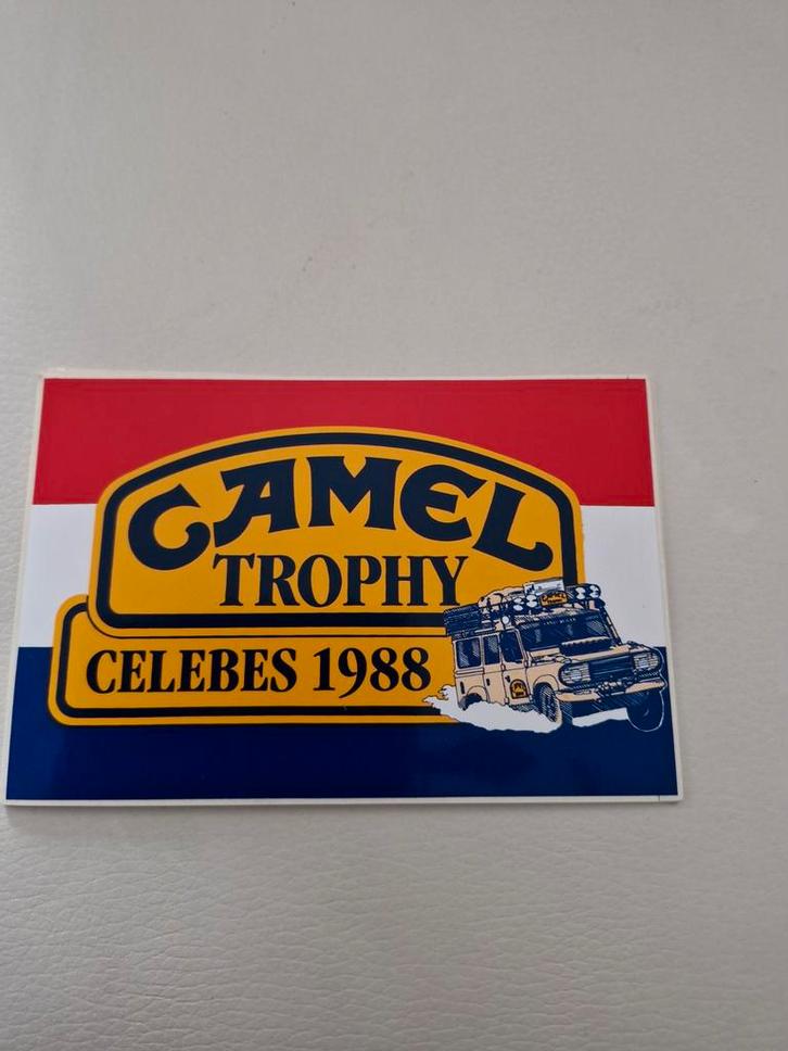 Camel Trophy Celebes 1988 Sticker, Auto diversen, Autostickers, Ophalen of Verzenden
