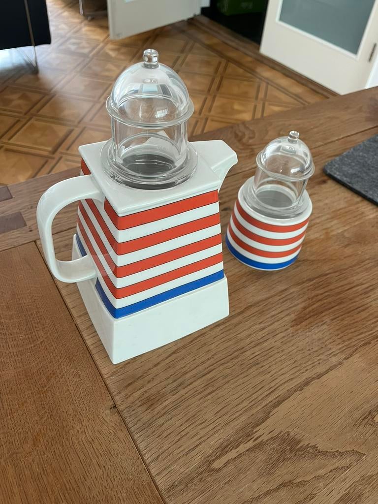 Vuurtoren koffie/theepot en suikerpot. Aldo Rossi, Ophalen of Verzenden