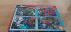 4 verschillende spiderman puzzels, Ophalen, Zo goed als nieuw