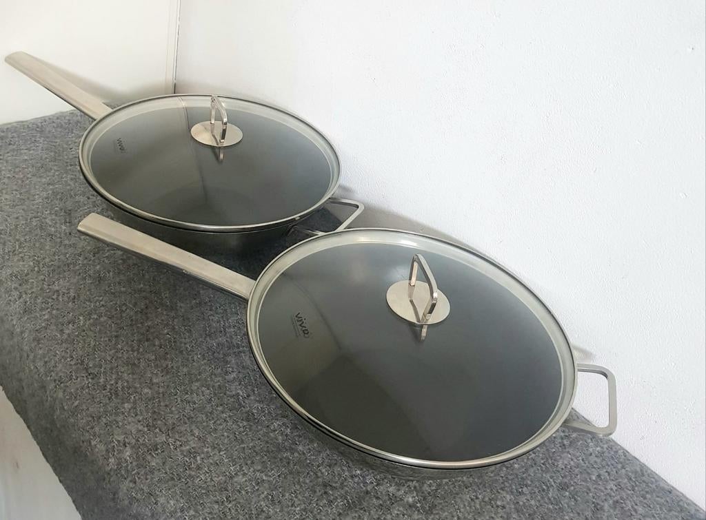 Twee Wokpan merk Vivo by Villeroy & Boch Wok pan met glazen, Ophalen of Verzenden, Nieuw, Wok