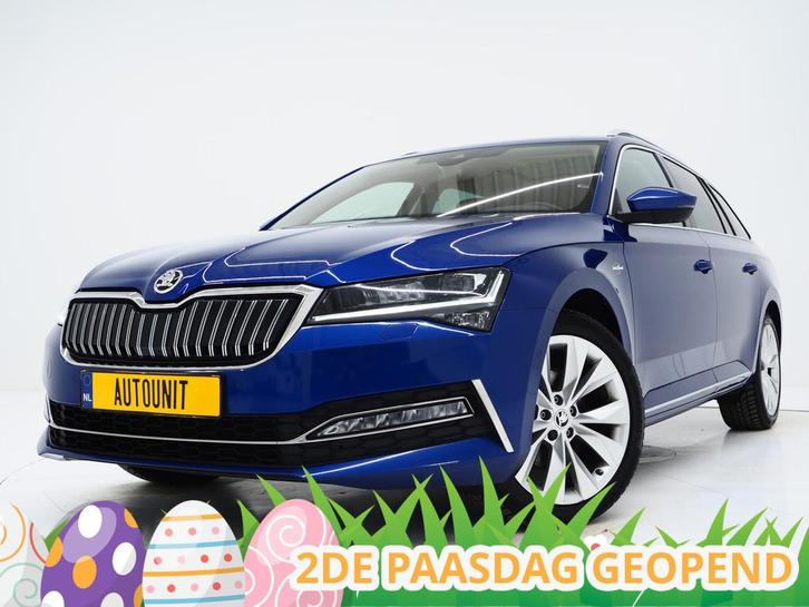 Skoda Superb Combi 1.4 TSI iV Laurin & Klement | Panoramadak, Auto's, Skoda, Bedrijf, Te koop, Superb, 360° camera, ABS, Achteruitrijcamera