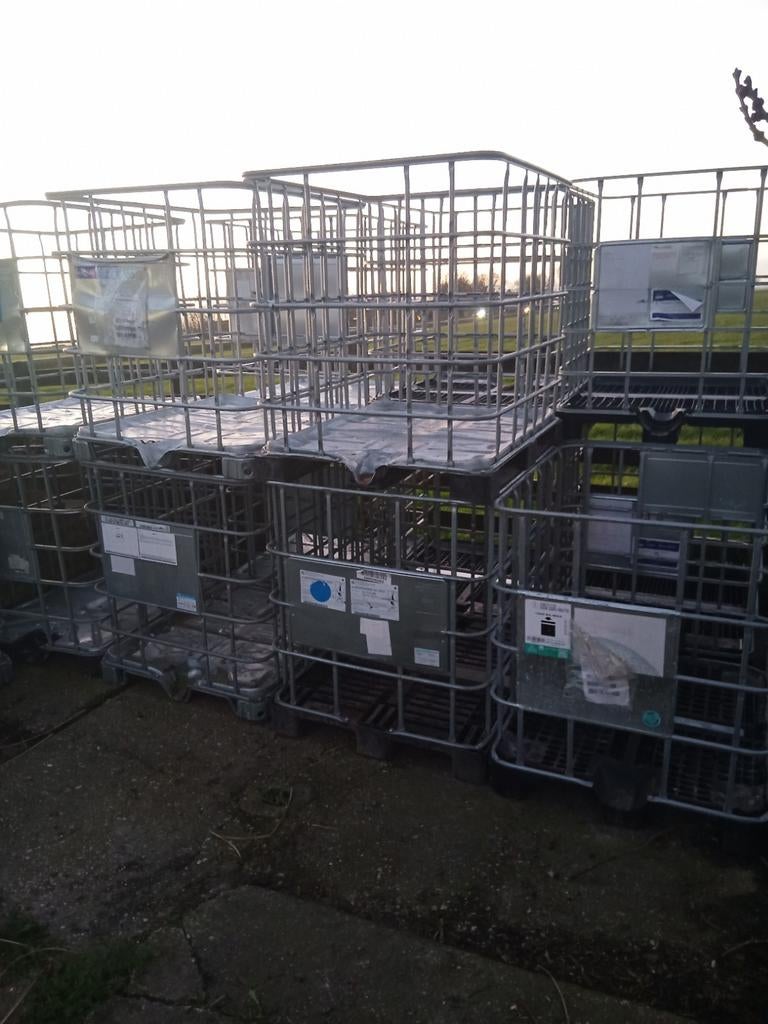 Ibc krat kooien stookhout kratten gebracht, Ophalen, Gebruikt, 100 cm of meer, 60 cm of meer