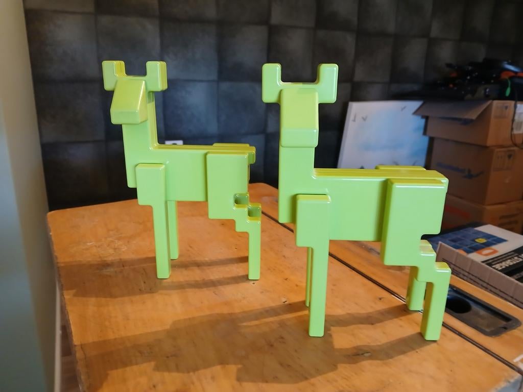 Ijzeren beeldjes dierfiguur, Verzamelen, Beelden en Beeldjes, Ophalen of Verzenden, Zo goed als nieuw