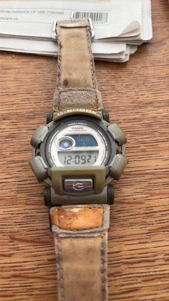 Vintage Casio G-Shock DW-003 Heren Horloge, Casio, Kunststof, Gebruikt, Polshorloge