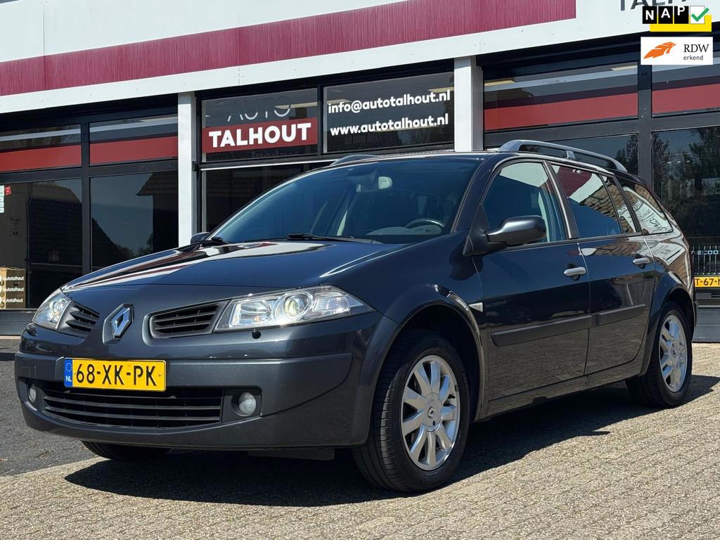 Renault Mégane Grand Tour 1.6-16V LPG G3, TREKHAAK, CRUISE, Voorwielaandrijving, Stof, Gebruikt, Zwart