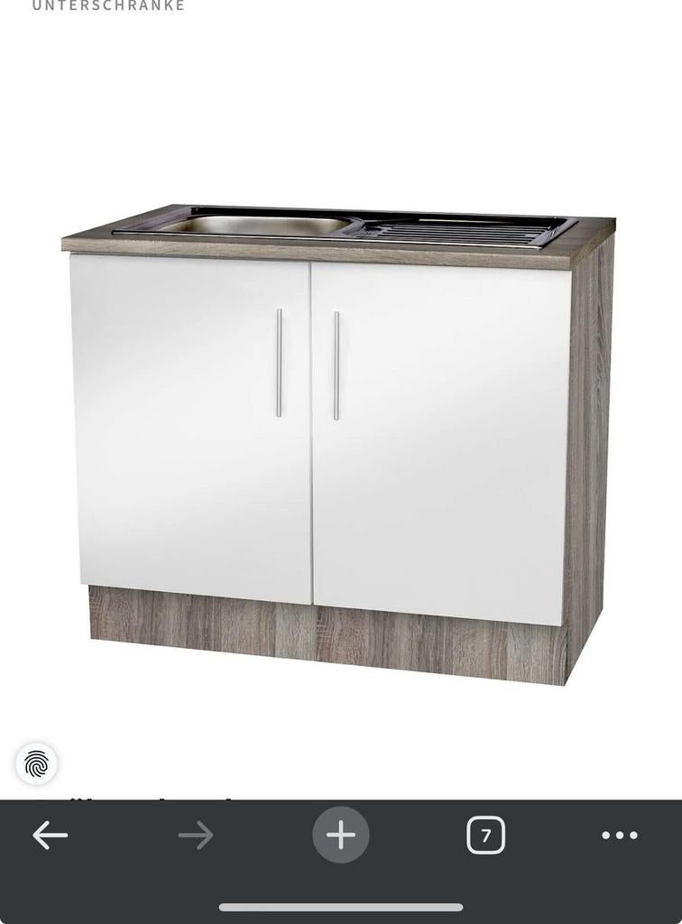 Badkamer Wastafel + Onderkast Set (nieuw), Ophalen, Nieuw, 50 tot 100 cm, Minder dan 100 cm