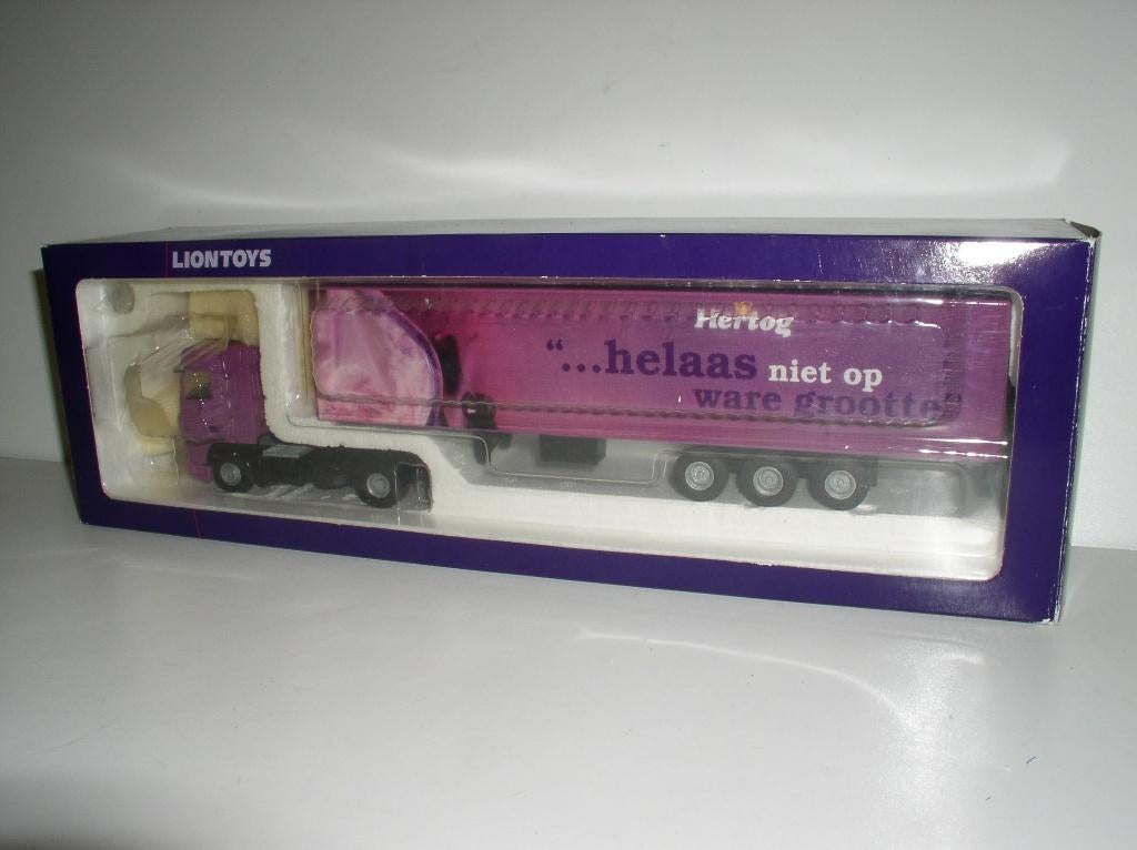 Lion toys (Hertog ijs), Hobby en Vrije tijd, Modelauto's | 1:50, Ophalen of Verzenden, Nieuw, Bus of Vrachtwagen, Lion Toys