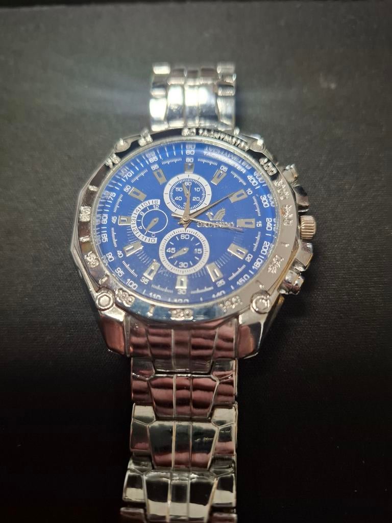 Orlando Z-410 Horloge – Blue Dial – Nieuwe Batterij – Sporti, Sieraden, Tassen en Uiterlijk, Horloges | Heren, Overige merken
