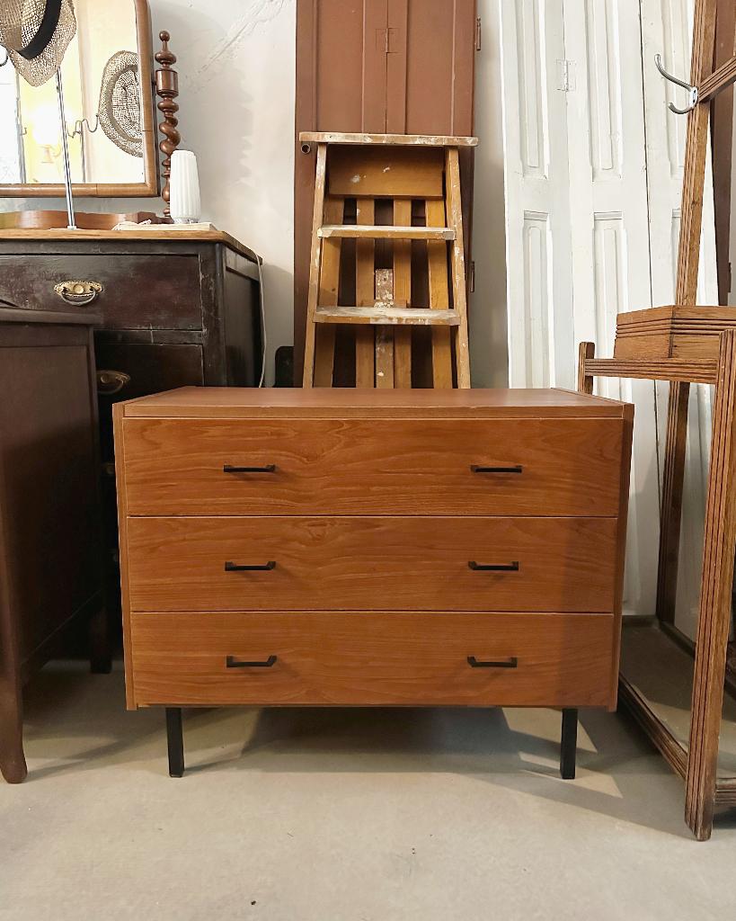 SALE: vintage design ladekast, midcentury houten kast