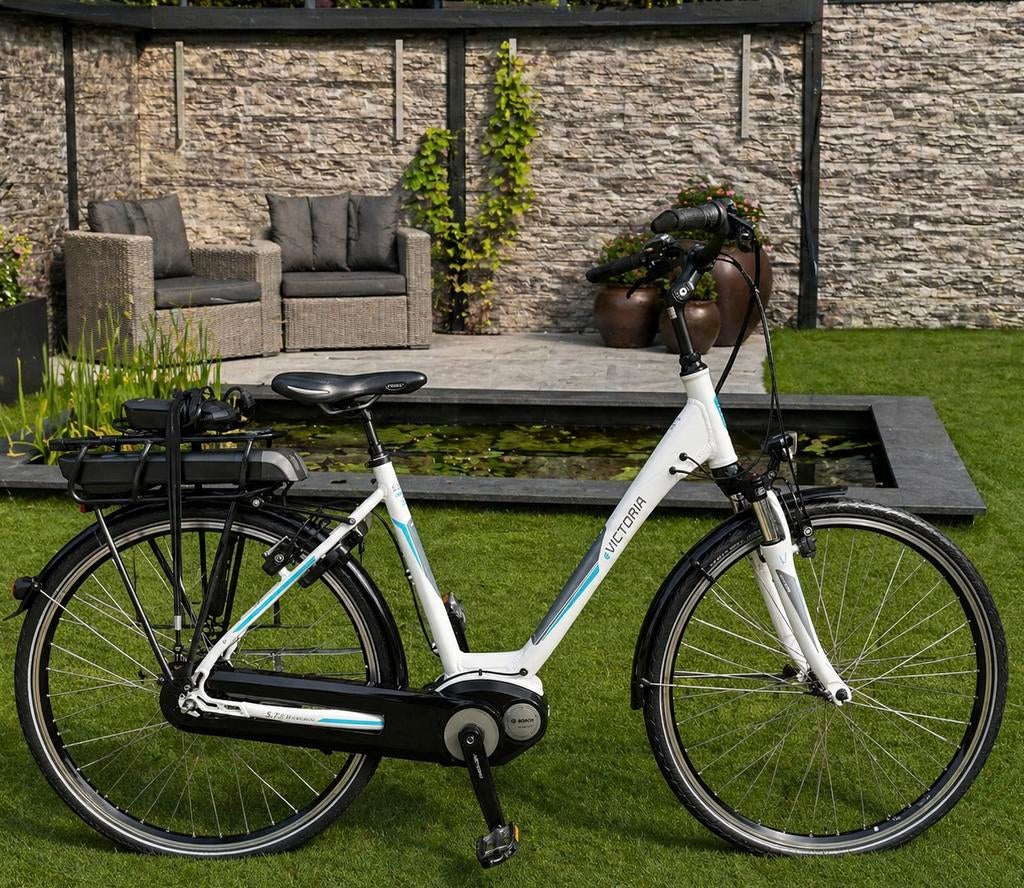 Elektrische VICTORIA dames fiets middenmotor Bosch, Ophalen of Verzenden, Zo goed als nieuw, Overige merken, Versnellingen