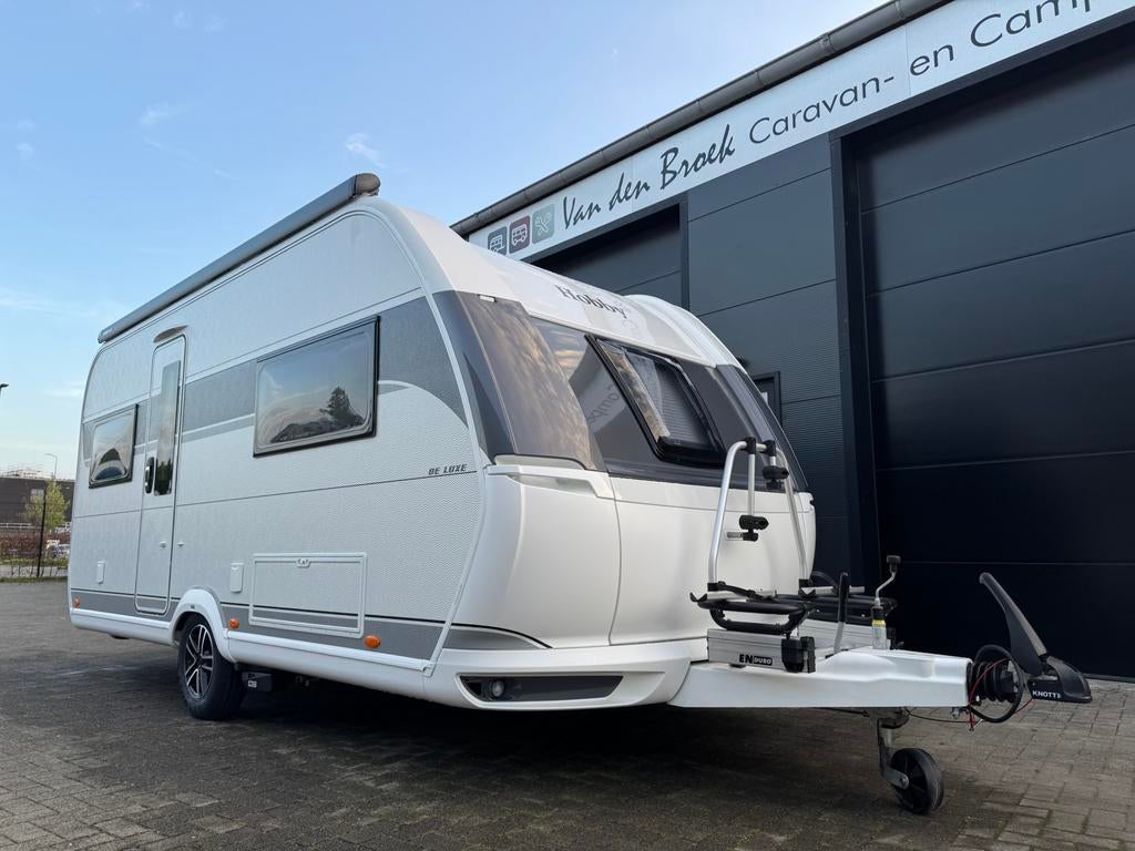 Hobby 460 UFE 2024 Luifel , mover , fietsdrager, Caravans en Kamperen, Caravans, Rondzit, Hobby, Bedrijf, Schokbreker