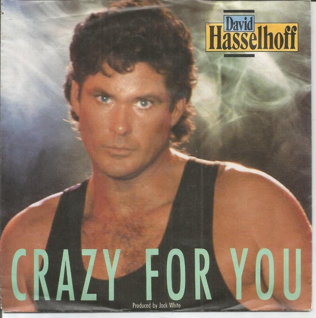 David Hasselhoff – Crazy For You (1990), Single, Ophalen of Verzenden, Zo goed als nieuw, Pop