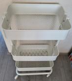 Witte roltafel Raskog met 3 etages - Handig en veelzijdig, Ophalen, Gebruikt