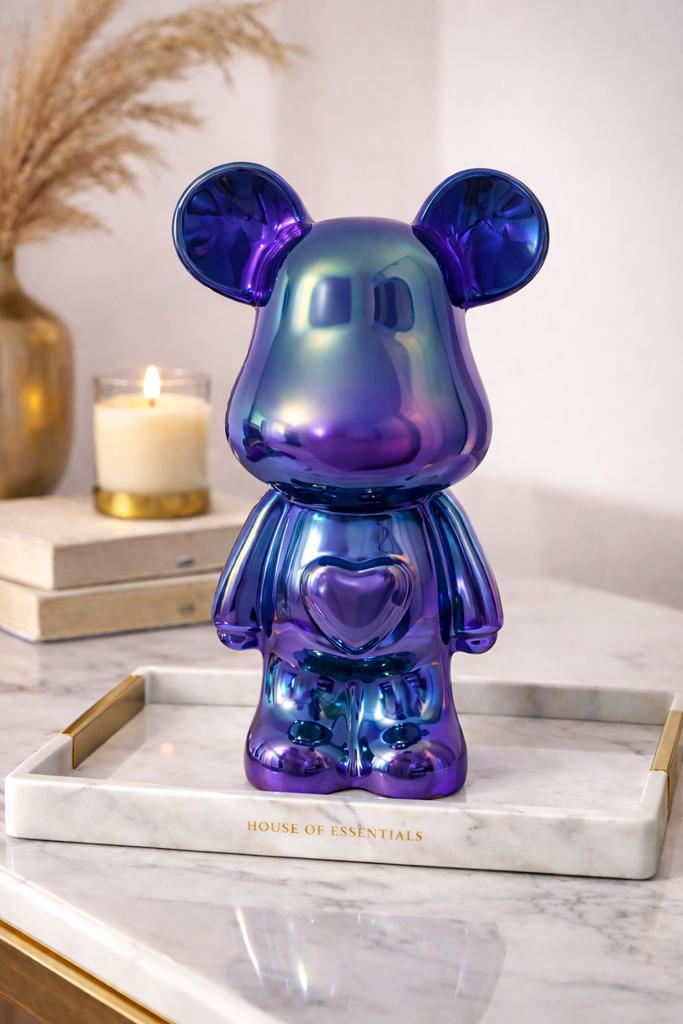 Luxury decorative bear, Ophalen of Verzenden, Nieuw, Blauw