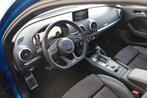 Audi A3 Limousine 1.5 TFSI CoD 3x S Line | Panoramadak | Ban, Lichtsensor, 4 cilinders, 150 pk, Blauw