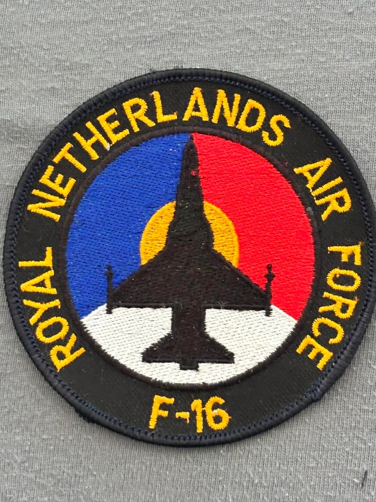 Embleem roundel RNLAF F-16, Verzenden, Nieuw, Patch, Badge of Embleem