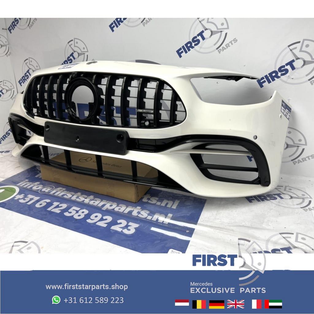 W213 E63 BUMPER S213 FACELIFT A2138851605 E63s AMG VOORBUMPE, Gebruikt, -, Voor, Ophalen of Verzenden