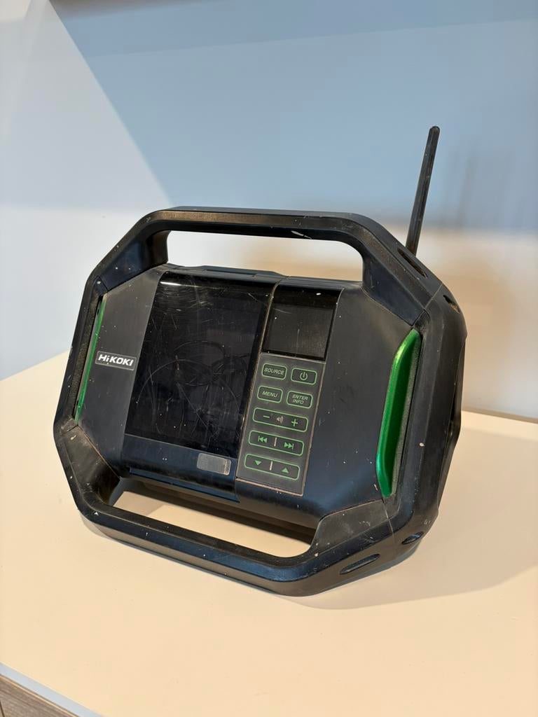 Bouwradio hikoki 18V, Doe-het-zelf en Verbouw, Ophalen of Verzenden, Zo goed als nieuw