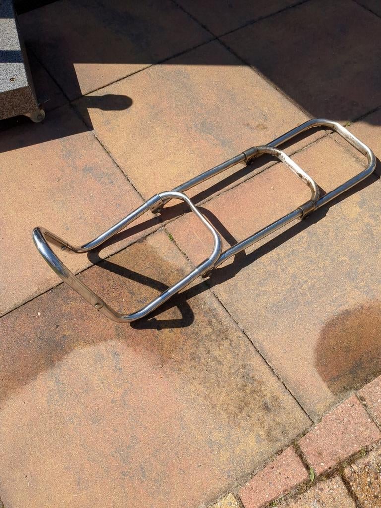 Rvs trapje opklapbaar 1 mtr lang, 27 cm breed, Ophalen, Gebruikt, Overige typen, Zeilboot of Motorboot