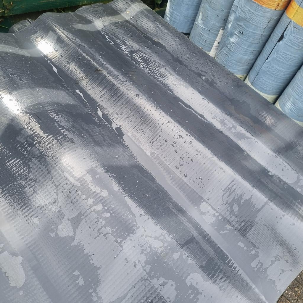 PVC dakbedekking voor aanbouw of carport, Kunststof, Zwart, Nieuw, Ophalen of Verzenden