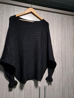 Trui met roezel aan de mouwen maat 48, Zwart, Trui of Vest, Nieuw, Ophalen of Verzenden