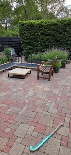 Tuintegels klinkers stenen 45m2, Tuin en Terras, Kruiwagens, Ophalen, Gebruikt